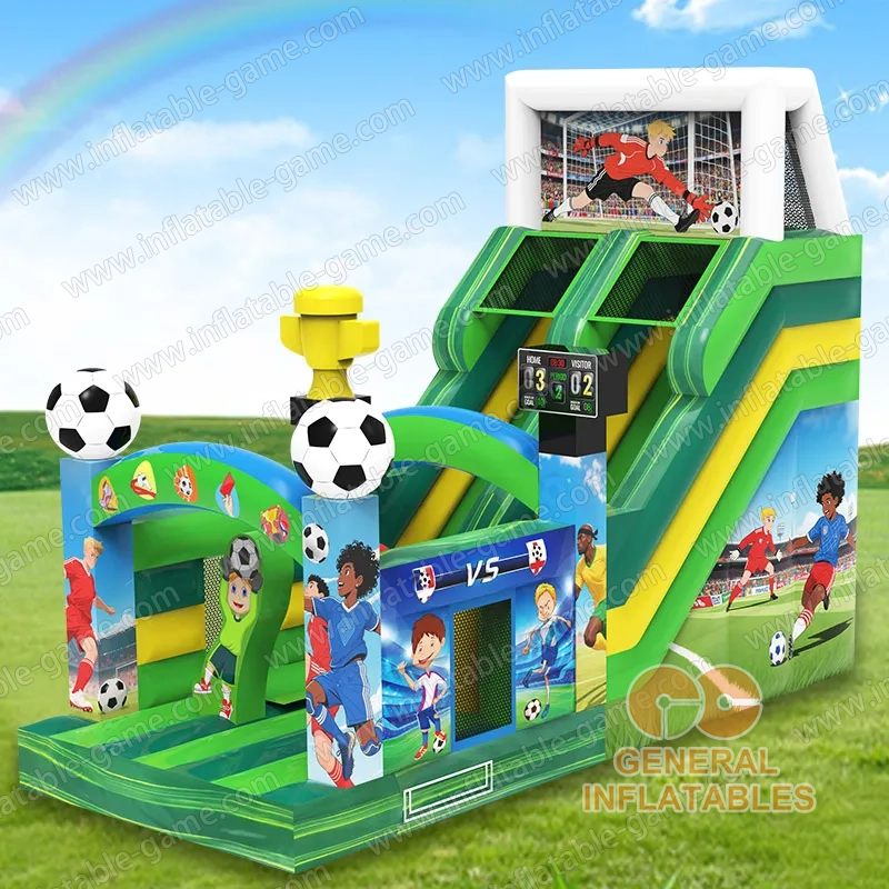 Football Inflatable Slide
